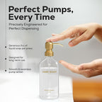Luxury Glass Soap Dispenser Set by Brighter Barns - Image 4
