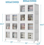 BROVIEW 140Gal Stackable Storage Bins - Image 2