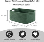 OIAHOMY Cotton Rope Woven Baskets - Image 3