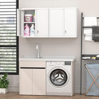 Metal Wall Cabinet, Garage Wall Mounted Cabinets, Steel Locking Cabinet - Image 2
