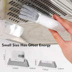 Window Cleaning Brush, 3 in 1 Window Sliding Door Track Cleaner, Tile Lines - Image 4