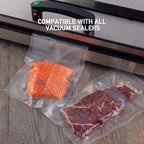 Wevac 8” x 12” 200 Count Food Vacuum Sealer Bags Keeper, PreCut Quart, BPA Free - Image 6