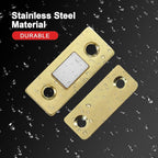 Cabinet Magnetic Catch, 6 Pack Gold Ultra Thin Magnetic Cabinet Door Catch - Image 7