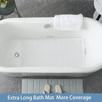 Foldable Silicone Bathtub Mat: Jumbo Size Heavy Duty Safety Bath Mat - Image 2