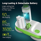 AlfaBot Cordless Electric Mop for Floor Cleaning, Dual Spin Mop - Image 2