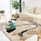 Portable Carpet and Upholstery Cleaner Machine, Deep Cleaning Carpet Shampooer - Image 4
