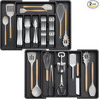 Lifewit Silverware Drawer Organizer and Utensil Organizer Set, Expandable by Lifewit