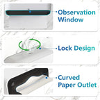 Paper Towel Dispenser, Paper Towel Holder Wall Mount, Bathroom Hand Paper - Image 2