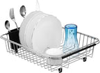 SANNO Expandable Dish Drying Rack Over The Sink Dish Drainer Dish Rack in Sink - Image 5
