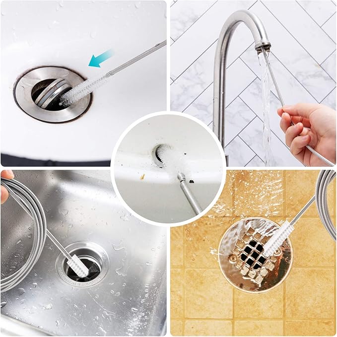 Long Drain Brush Flexible Feeding Tube Brush Slim Cleaning Brush Hose Pipe Brush - Image 5