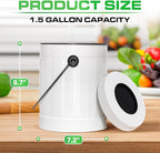 Plexon Countertop Compost Bin Kitchen - Image 2