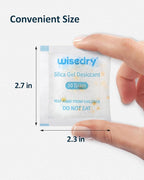 wisedry 10 Gram Silica Gel Desiccant Packets Reusable - Image 8