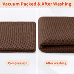Homaxy 100% Cotton Waffle Weave Kitchen Dish Cloths, Ultra Soft Absorbent Quick - Image 8