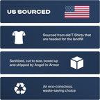 Angel-in-Armor White T-Shirt Rags – 50lb Bulk Box of Recycled Cotton Knit Shop - Image 4
