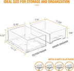 2 Pack Stackable Storage Drawers - Image 2