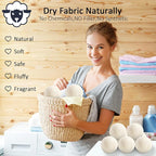 12 Pack Wool Dryer Balls XL Reusable Laundry Balls - Image 4