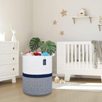 COMSE Extra Large Blanket Basket, Tall Woven Storage Basket, Nursery Hamper - Image 7
