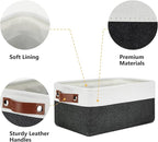 DULLEMELO Small Storage Baskets 6 Pack, Fabric Collapsible Gift Storage Baskets - Image 3