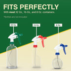 Heluva Green Spray Bottle Nozzle Replacement, Bottle Tops Only - Image 6