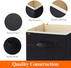 Lifewit Collapsible Fabric Storage Cubes Bins Set 11 Inch, Foldable Cubby - Image 3