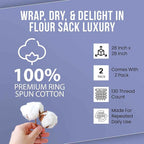 WHITEWRAP Flour Sack Towels| Tea Towel - Image 5