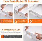 Lifewit 10 Pack Drawer Dividers 4" High, 11-17" Adjustable Dresser Drawer - Image 5