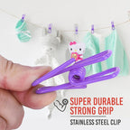 30 Pack Purple Chip Bag Clips for Food - Image 5