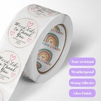 150 Custom Circle/Square BOPP Roll Labels- Personalized Stickers - Image 2