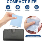 SEVENWELL 50pcs Jewelry Cleaning Cloth Blue Polishing Cloth - Image 2