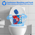 USKICH 20 Pack Toilet Bowl Cleaner Tablets, Long-Lasting Household Toilet - Image 2