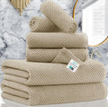 VOOVA & MOVAS Tan Bath Towels by VOOVAMOVAS