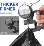 Small Trash Bags with Handles 2.6 Gallon 200 Count Black - Image 4