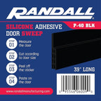 Adhesive Backed Door Draft Stopper – Silicone Under Door Sweep - Image 7
