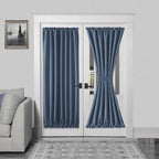 DWCN French Door Curtains – Rod Pocket Thermal Blackout Curtain by DWCN