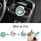 Essential Oil Car Diffuser Vent Clips Air Freshener Christmas Car Accessories - Image 5