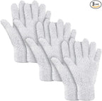 Patelai 3 Pairs Microfiber Plant Dusting Gloves Leaf Cleaning Gloves by Patelai