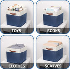 Temary Fabric Storage Bins for Cube Organizer 4 Pack Cube Storage Bins 13 - Image 4