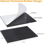 CHUNZEXI Non Slip Furniture Pads 4 PCS 6" x 4", Heavy Duty Rubber Grippers - Image 2