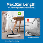 Floor Lint Rollers for Pet Hair Extra Sticky Mop，9.84in - Image 4