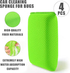 4 PCS Bug Scrubber Sponge Car, Bug Remover Wash Sponge，Car Cleaning Sponge - Image 4