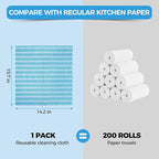 Handi Wipes Reusable Cloths Disposable Cleaning Towels Kitchen Dry Wipes - Image 5