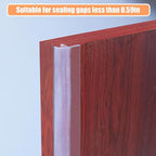 Orghtin T-Shaped Silicone Seal Strip, 20Ft Door Draft Stopper - Image 7