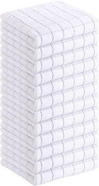 Homaxy 100% Cotton Terry Kitchen Dish Cloths, Ultra Soft and Absorbent Dish by Homaxy