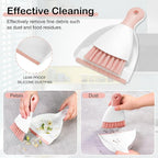 NACENA Mini Dustpan and Brush Set, Small Broom and Dustpan Set Dust Pan and - Image 4