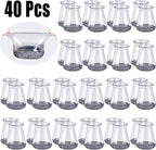 40 Pack Extra Small Chair Leg Floor Protectors Silicone Covers to Protect - Image 4
