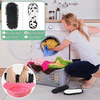 Microfiber Floor Mop Slippers House Dust Cleaning Tool Detachable Washable Shoes - Image 5