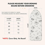 Over The Door Ironing Board Cover 13 x 37 inch, Small Iron Board Cover w Heat - Image 7