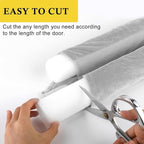 fowong Door Draft Stopper Double Side Adjustable Seal Bottom of Doors 30" to - Image 4