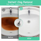 Drain Clog Remover Tool – 30”Anti-break Steel Sink Snake Hair Drain Cleaner Tool - Image 6