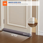 MAGZO Door Draft Stopper, 72 Inch Under Door Draft Blocker Noise Stopper - Image 3